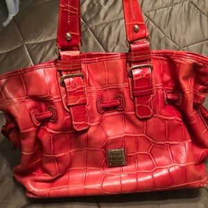 Red Leather Dooney & Bourke Bag